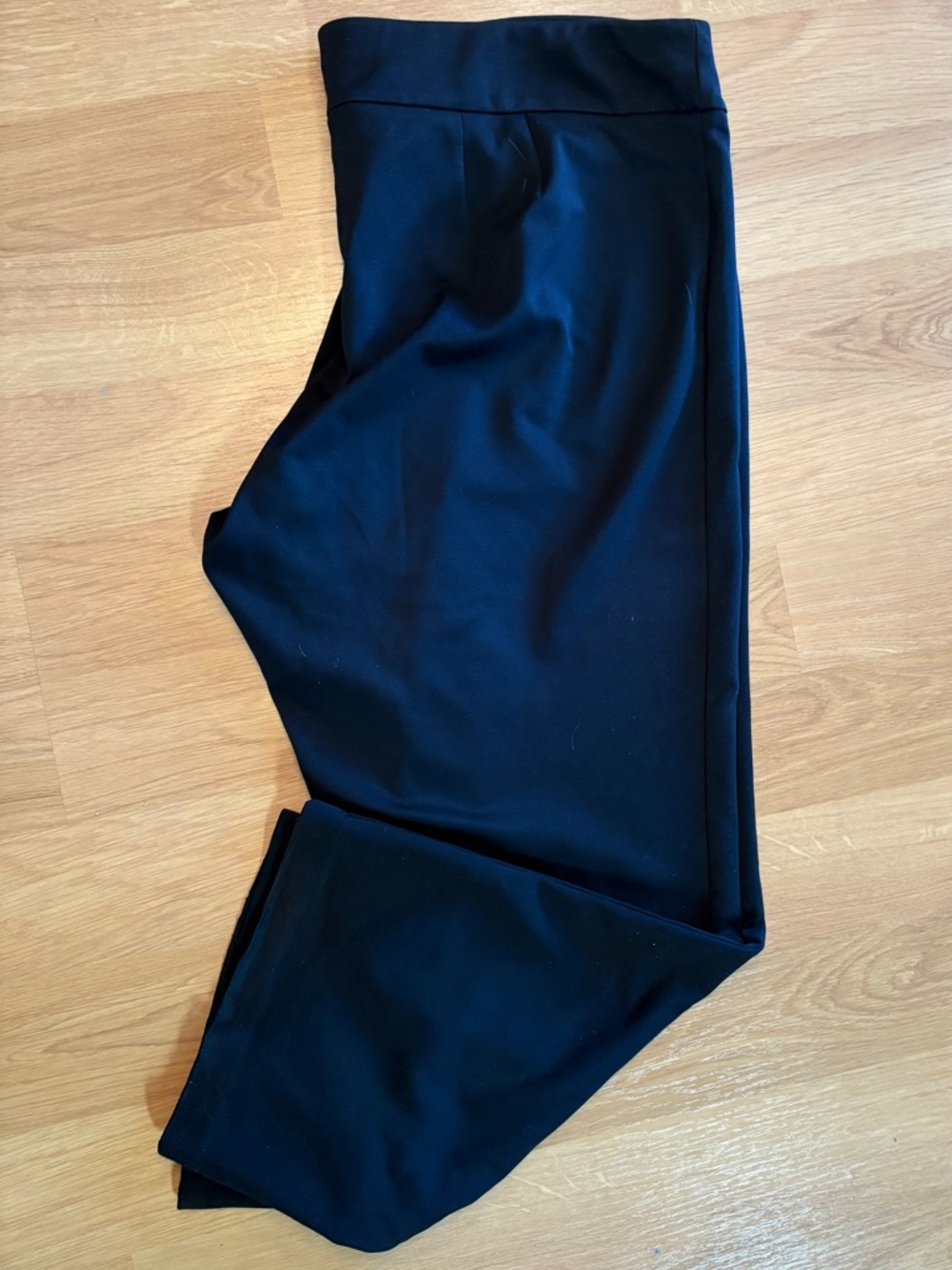 Lane Bryant Black Knit Stretch Pants - Picture 4 of 5